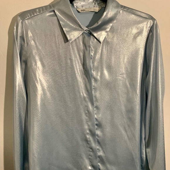 Zara Shiny Blouse - Picture 2 of 4